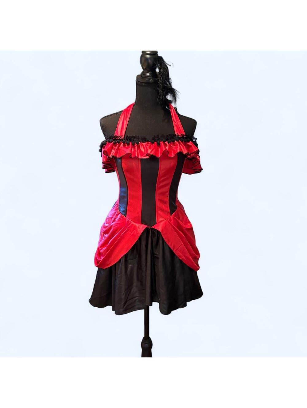 Vintage costume cancan girl  size M